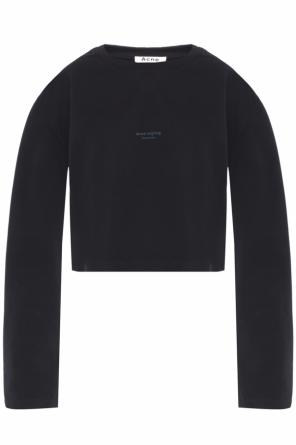 Cropped printed sweatshirt, zdjęcie 1 Cropped printed sweatshirt od Acne